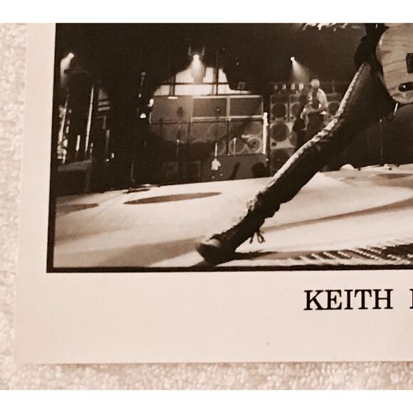 KEITH RICHARDS Photograph KEVIN MAZUR Promo B&W 8x10 Press Photo Rolling Stones - Picture 6 of 6